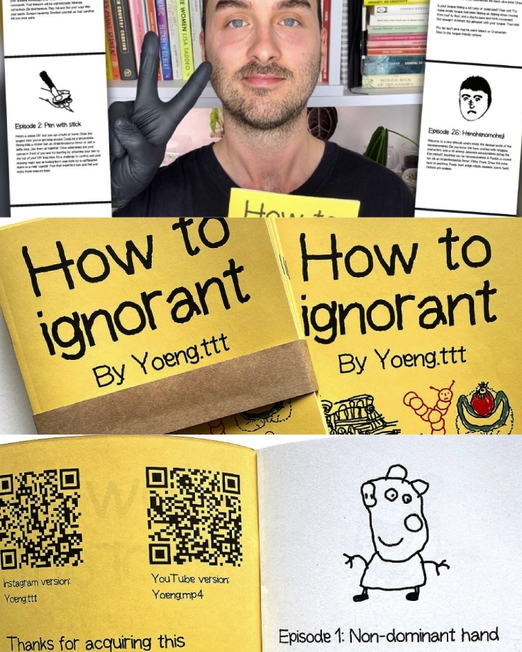 personalignorant 3 screengrabs about my book "how to ignorant"